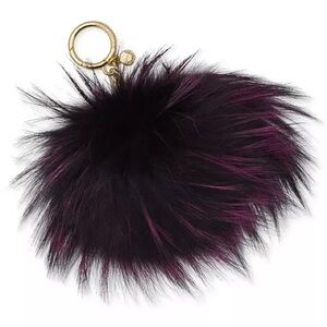 MICHAEL MICHAEL KORS Large Fur Pom Pom Key Charm